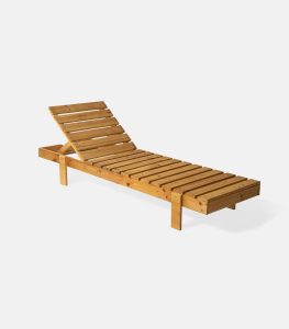 Wooden Beach Sun Lounger Kalliopi