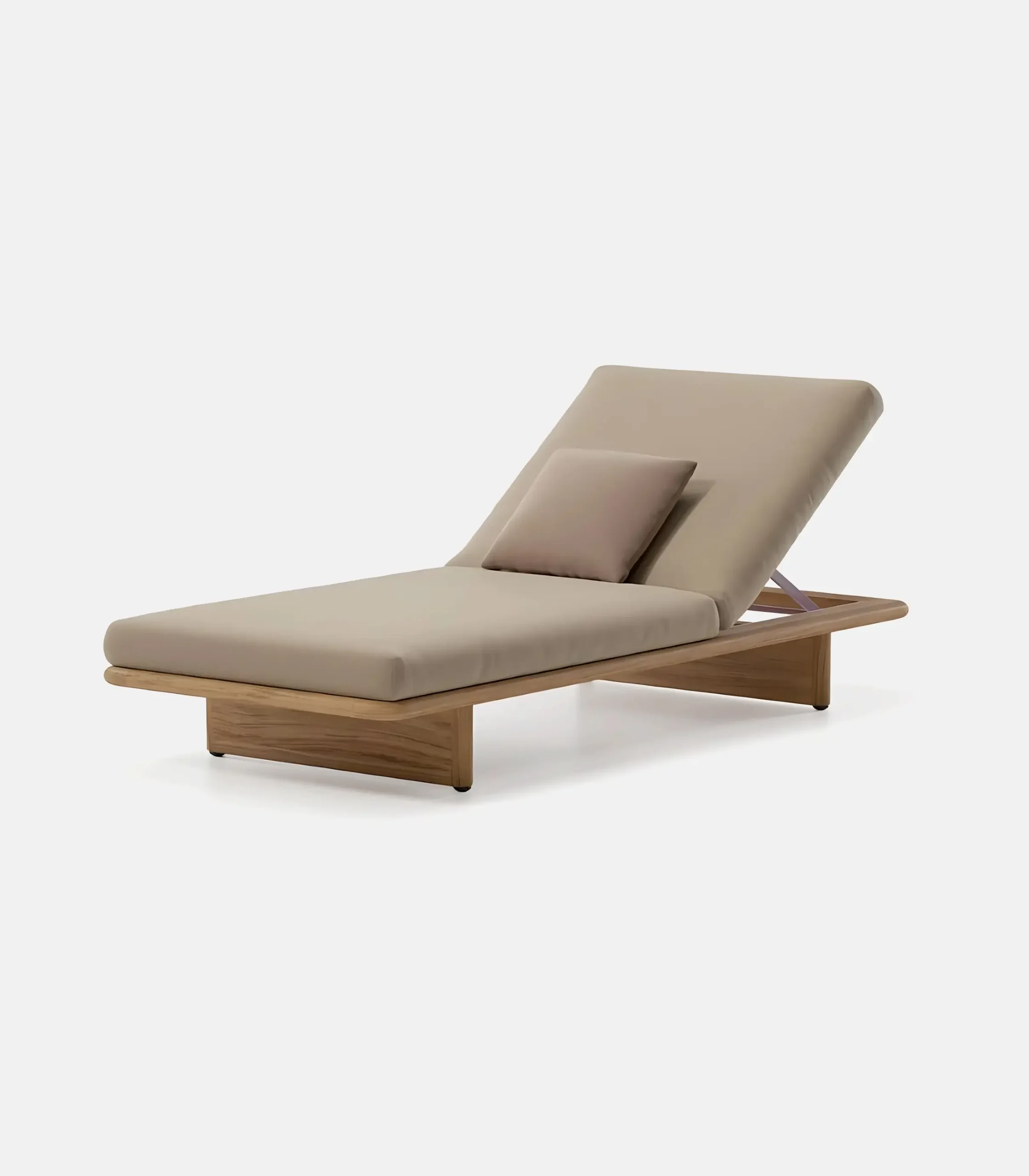 Ξαπλώστρα παραλίας ξύλινη Διώνη Teak